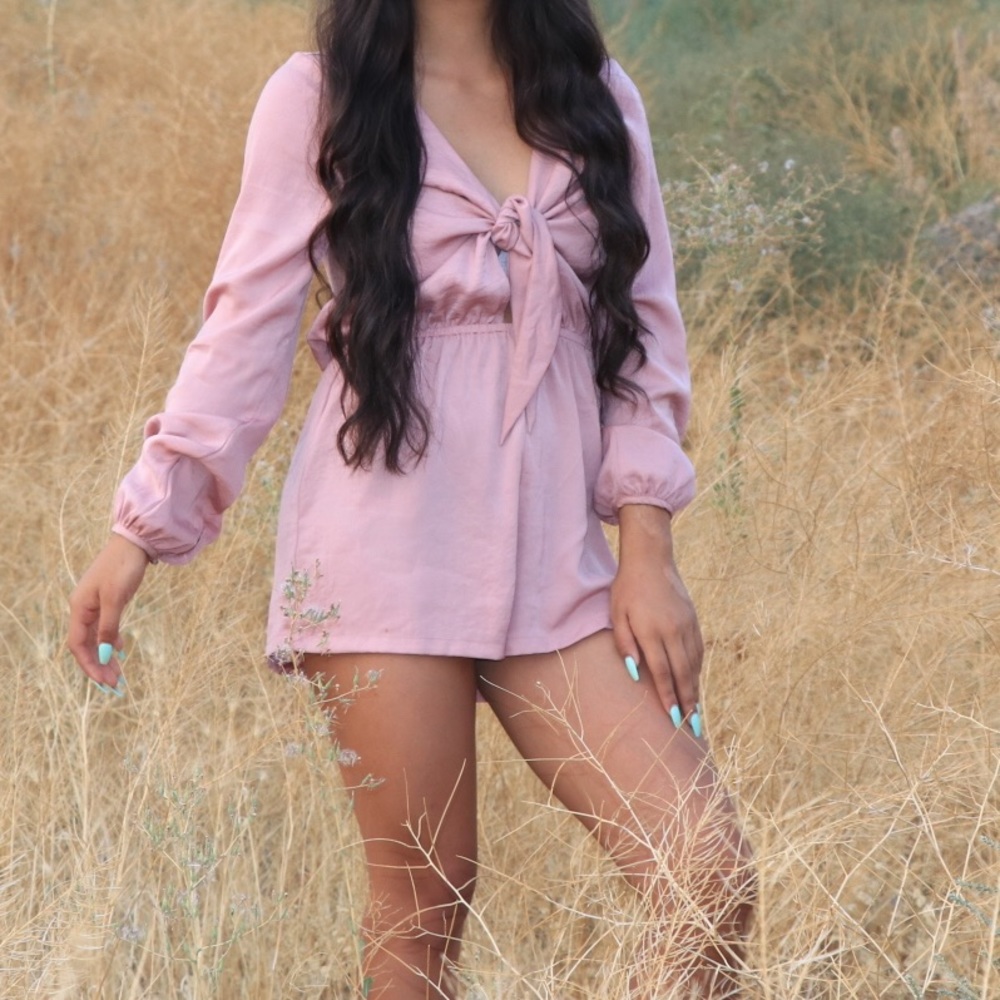 Pink Romper / Jumpsuit